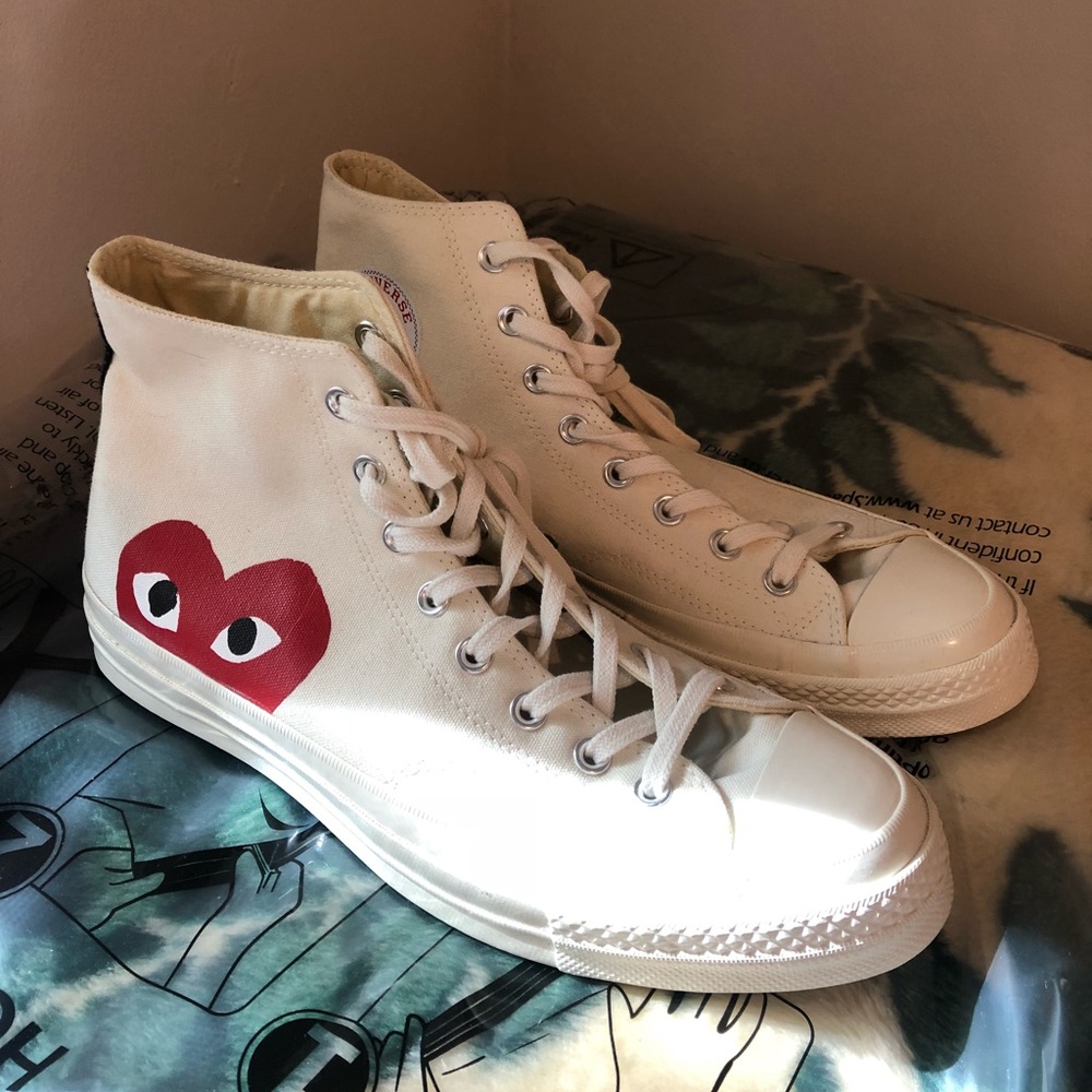 SOLD! CDG Converse M10/W12